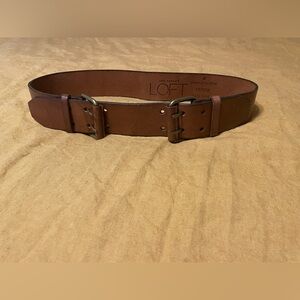 Ann Taylor Tan Leather Women's Belt